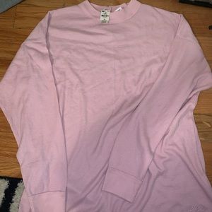 oversized VS PINK waffle long sleeve